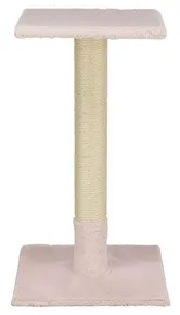Škrabací sloupek BEANA, 69 cm, králičí plyš, světlerůžová - LIMITOVANÁ NABÍDKA